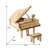 ELITE CASA 3D Wooden Puzzle Piano Toy