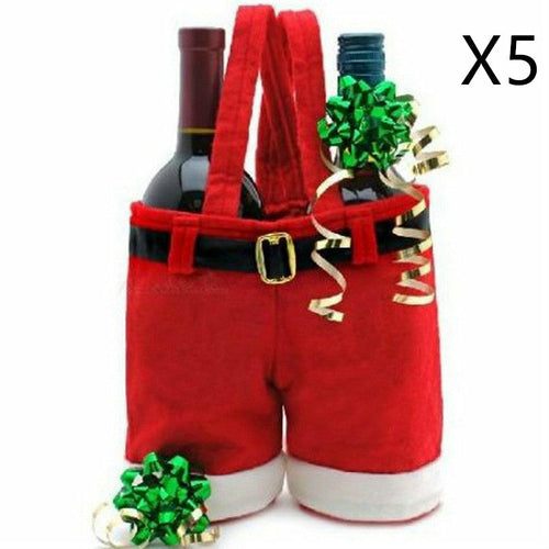ELITE CASA Santa Pants Candy Gift Bag