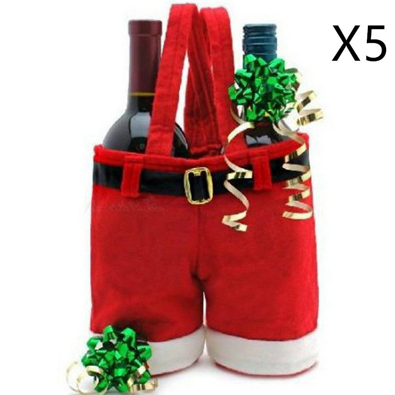 ELITE CASA Santa Pants Candy Gift Bag