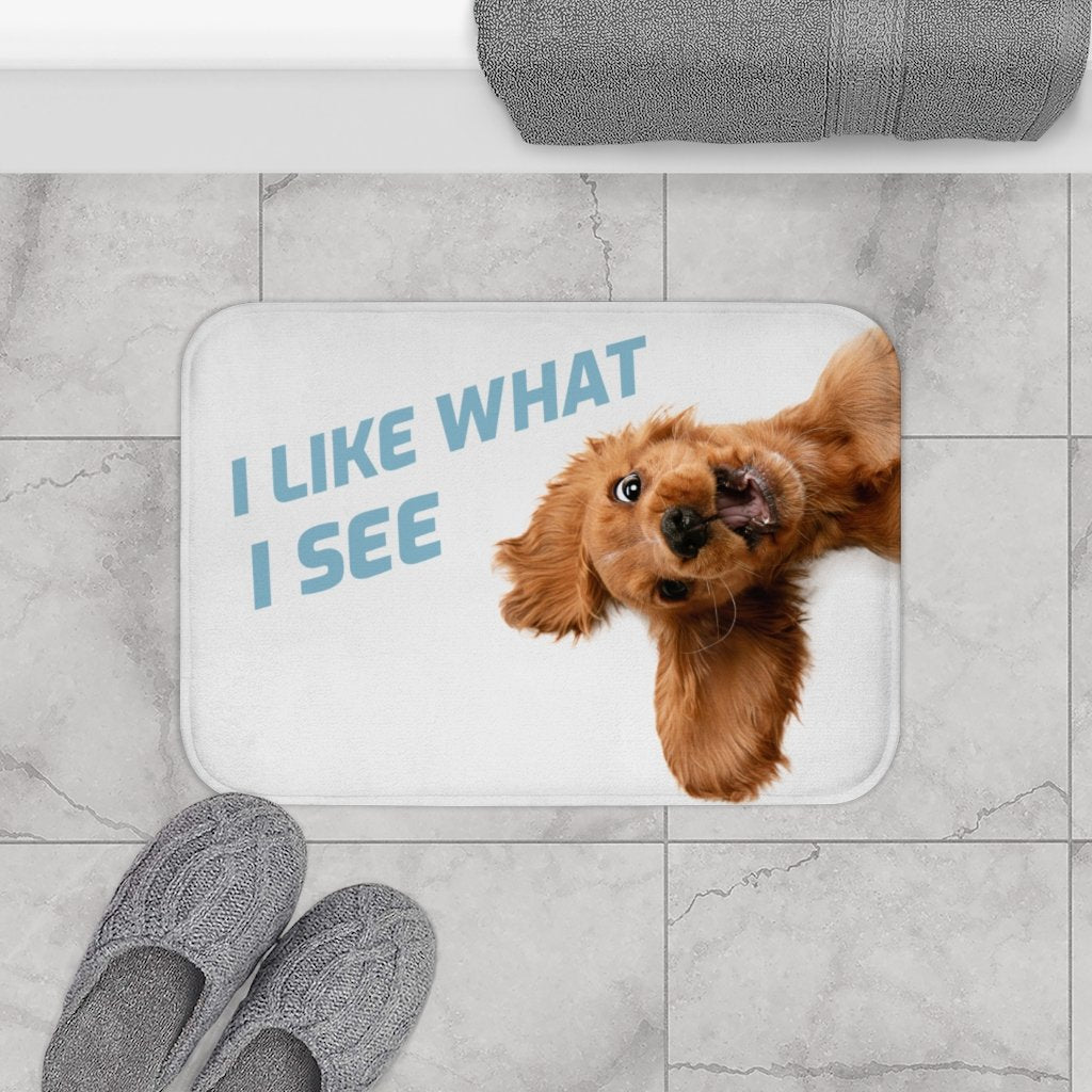 ELITE CASA Funny Dog Bath Mat