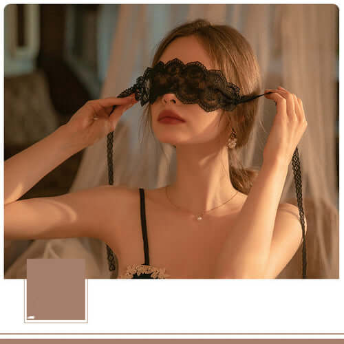 ELITE CASA Erotic Hollow Lace Eye Mask