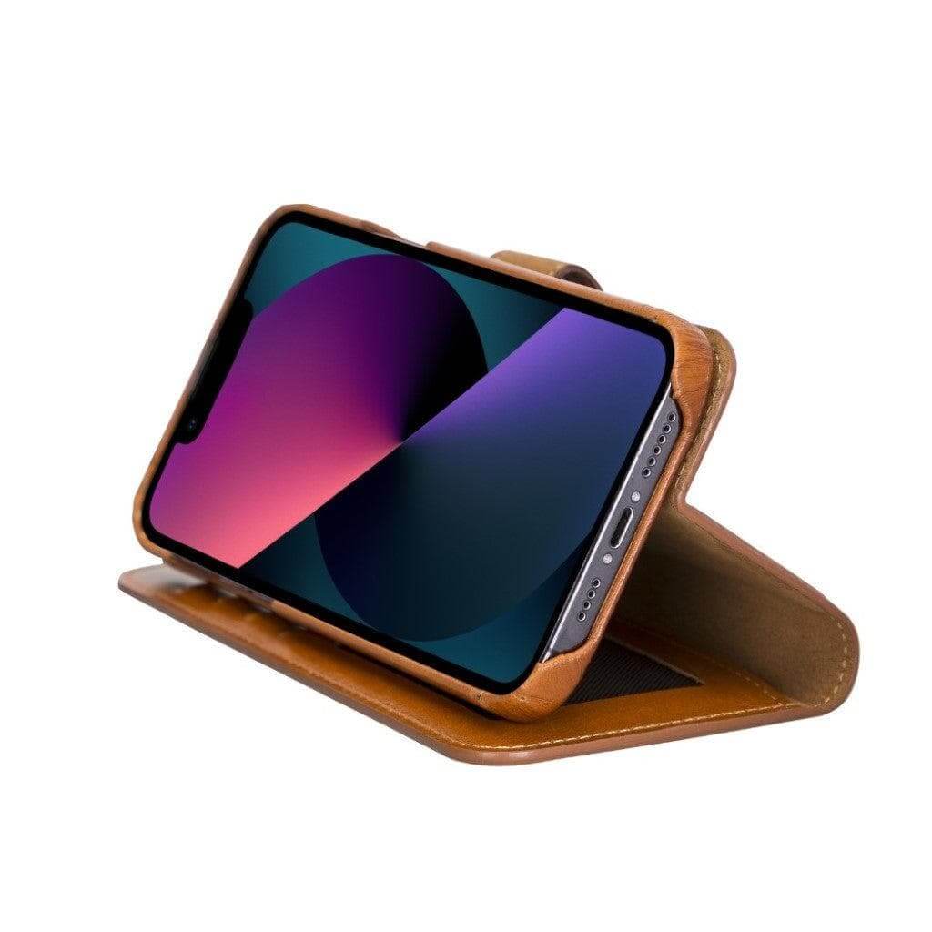 ELITE CASA iPhone 13 Leather Detachable Wallet Case