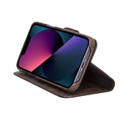 ELITE CASA iPhone 13 Leather Detachable Wallet Case