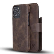 ELITE CASA iPhone 13 Leather Detachable Wallet Case