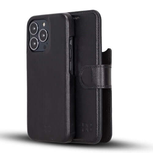 ELITE CASA iPhone 13 Leather Detachable Wallet Case