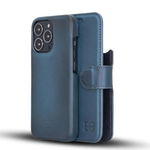ELITE CASA iPhone 13 Leather Detachable Wallet Case