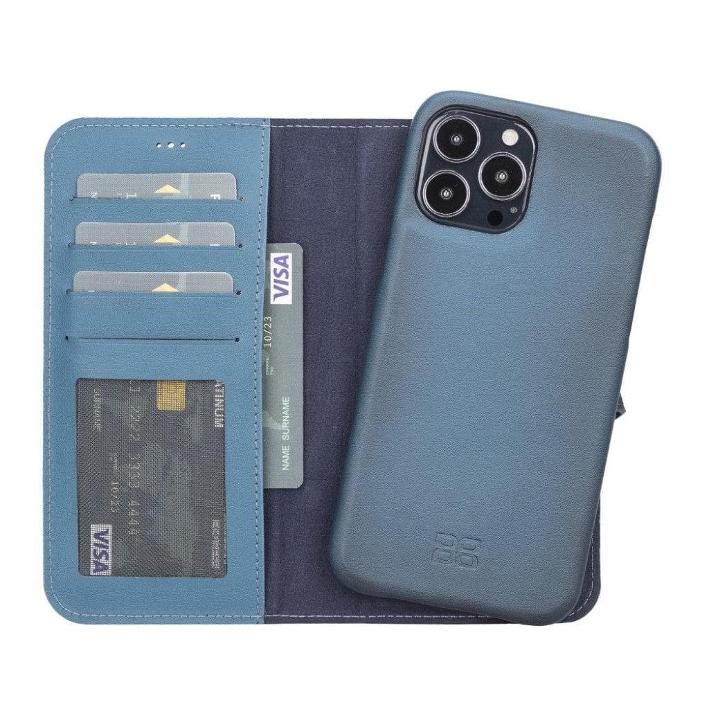 ELITE CASA iPhone 13 Leather Detachable Wallet Case