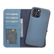 ELITE CASA iPhone 13 Leather Detachable Wallet Case