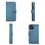 ELITE CASA iPhone 13 Leather Detachable Wallet Case