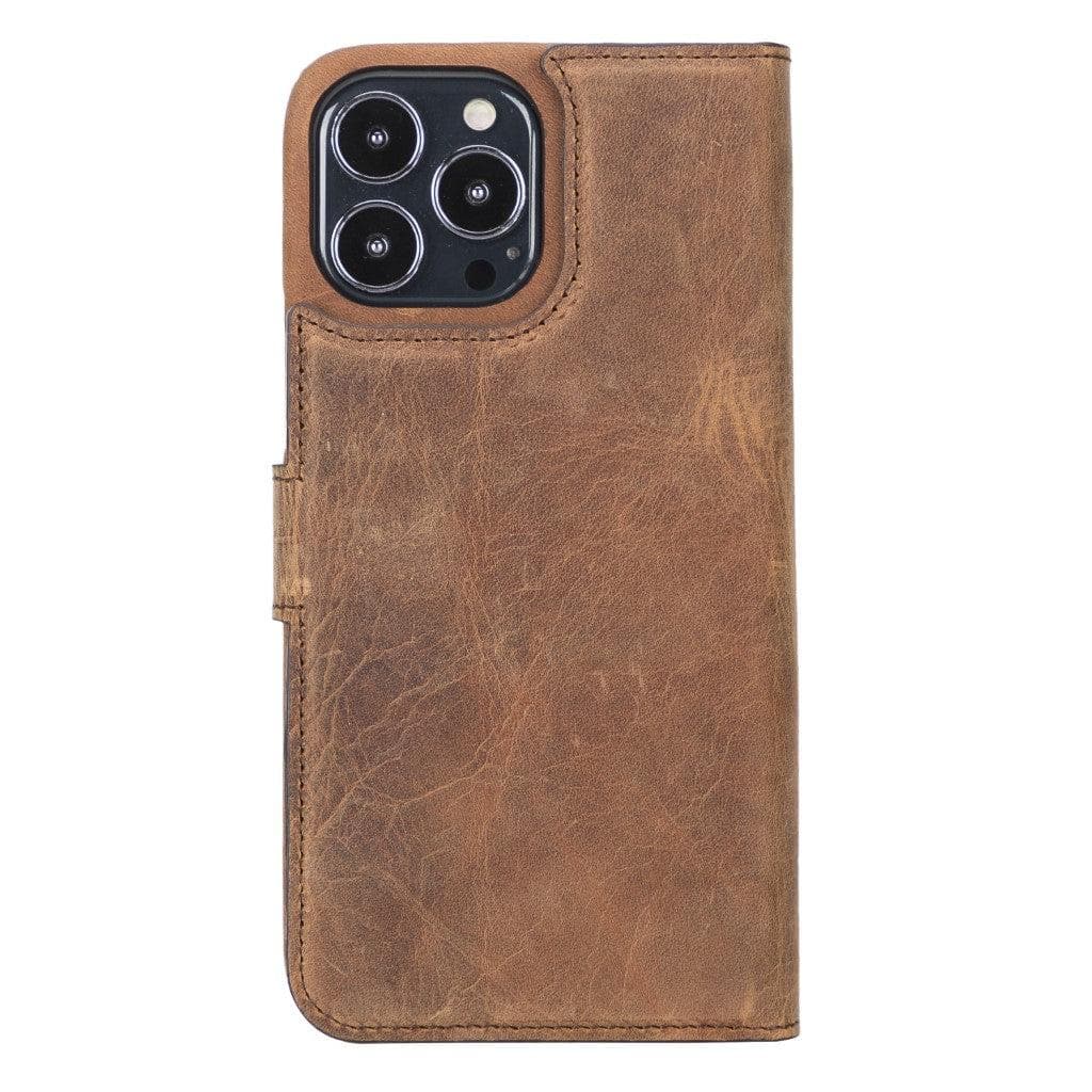 ELITE CASA iPhone 13 Leather Detachable Wallet Case
