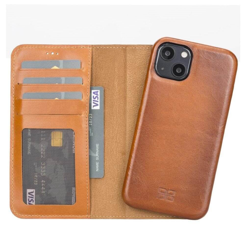 ELITE CASA iPhone 13 Leather Detachable Wallet Case