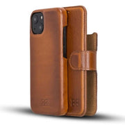 ELITE CASA iPhone 13 Leather Detachable Wallet Case