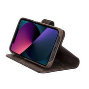 ELITE CASA iPhone 13 Leather Detachable Wallet Case