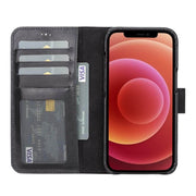 ELITE CASA iPhone 13 Leather Detachable Wallet Case