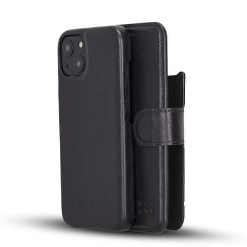 ELITE CASA iPhone 13 Leather Detachable Wallet Case