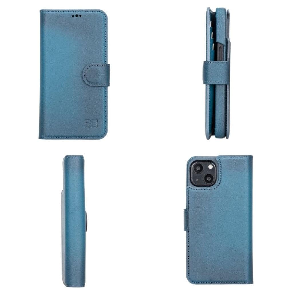 ELITE CASA iPhone 13 Leather Detachable Wallet Case