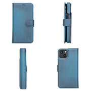 ELITE CASA iPhone 13 Leather Detachable Wallet Case
