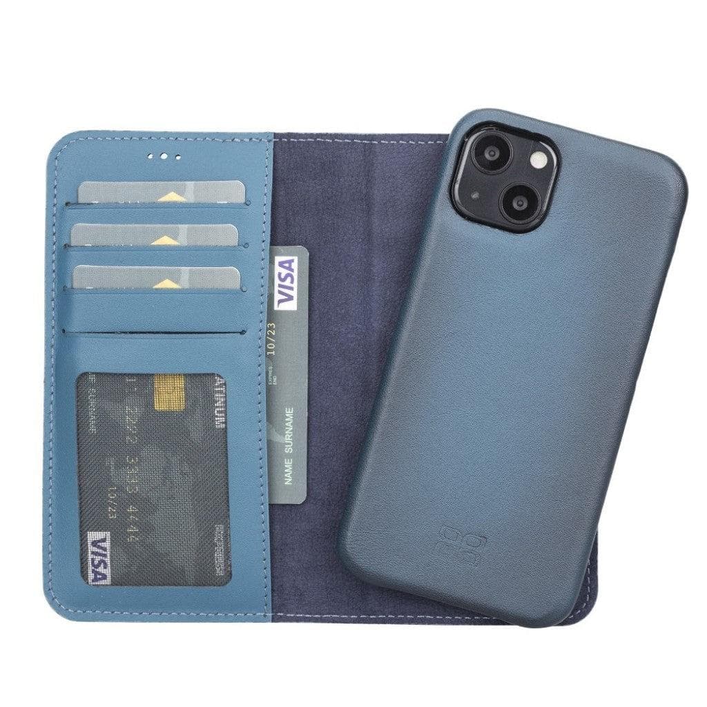 ELITE CASA iPhone 13 Leather Detachable Wallet Case