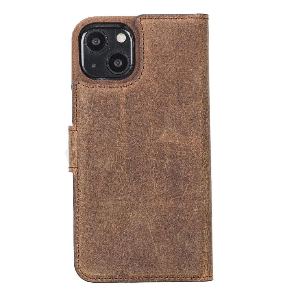 ELITE CASA iPhone 13 Leather Detachable Wallet Case
