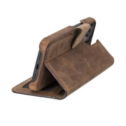 ELITE CASA iPhone 13 Leather Detachable Wallet Case