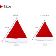 ELITE CASA Glowing Santa Hat 2-Pack