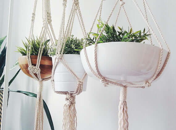 ELITE CASA Macrame Plant Hanger
