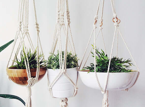ELITE CASA Macrame Plant Hanger