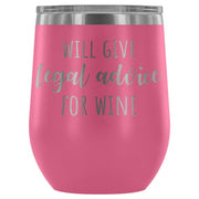 ELITE CASA Lawyer Tumbler Legal Advice for Wine