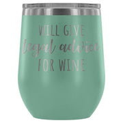 ELITE CASA Lawyer Tumbler Legal Advice for Wine