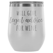 ELITE CASA Lawyer Tumbler Legal Advice for Wine