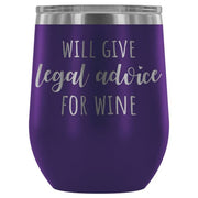 ELITE CASA Lawyer Tumbler Legal Advice for Wine