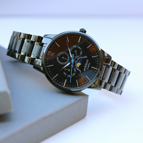 Men's Architect Apollo Black - Modern Font Engraving - Image 2