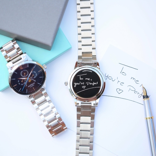 Men's Architect Apollo Blue - Handwriting Engraving - Image 2