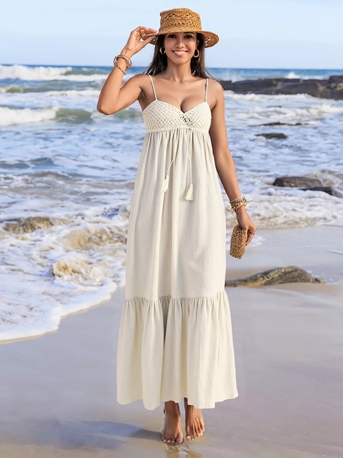 Sweetheart Neck Spaghetti Strap Dress - Image 2