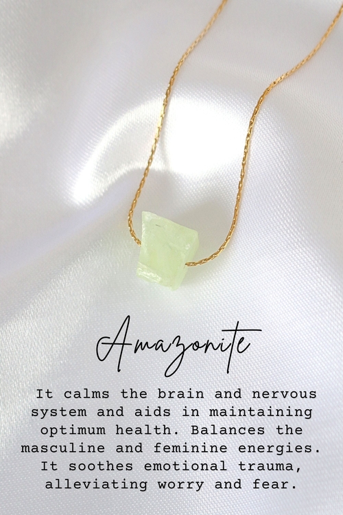 Raw Natural Crystals | 24 Karats Pendant Necklaces - Image 3