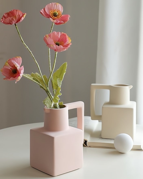 Handmade Ceramic Jug Pitcher Vase - Modern and Unique Decorative - Image 3