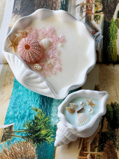 Ocean's Whisper Candle | Coastal Soy Wax - Image 2