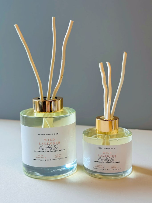 Wild Lavender Reed Diffuser – 100ml & 200ml | Hand-Poured Aroma for - Image 2