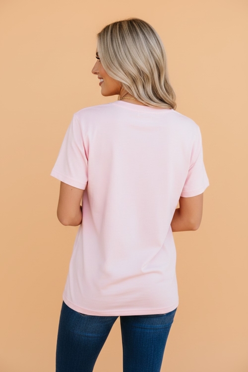 PRAY Sequin Leopard Short Sleeve Graphic Tee - Image 2