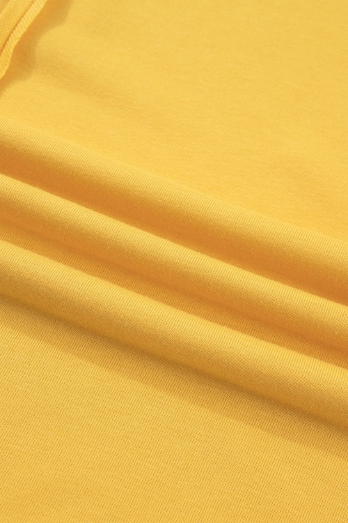 Solid Polo Tee &Elastic Waist Short Set - Image 6