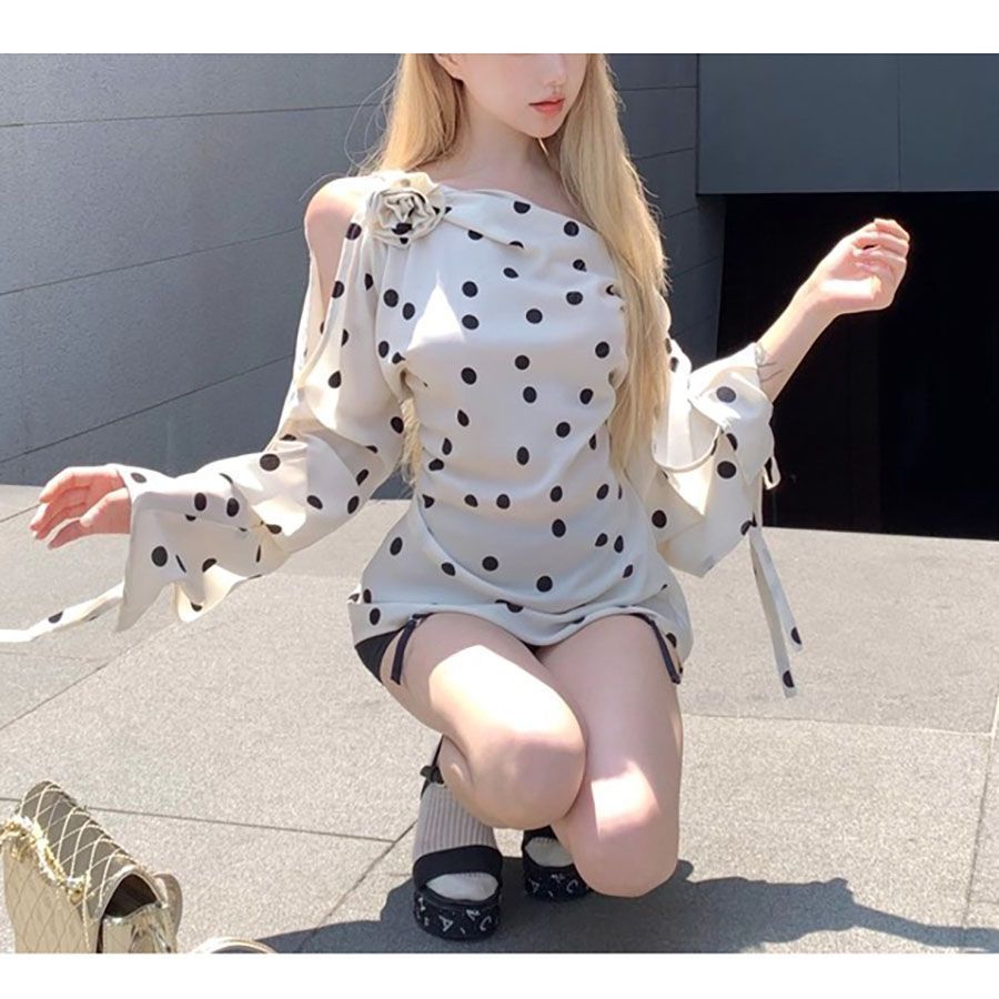 High-end Designer-style Asymmetrical Top - Image 6